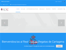 Tablet Screenshot of clubregatascartagena.es
